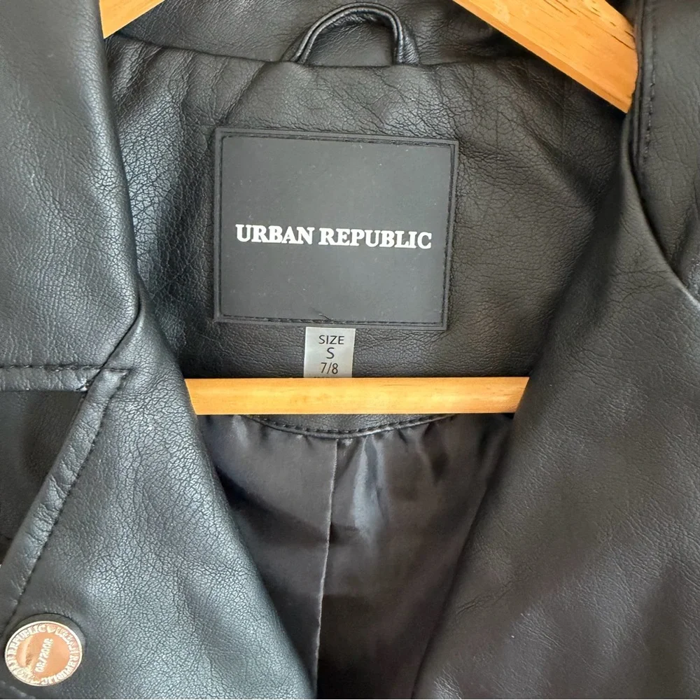 Urban Republic Kids Black Moto Jacket
